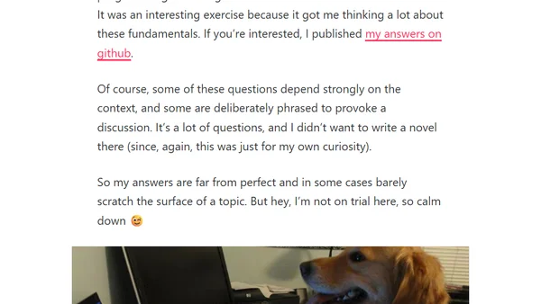 Frontend Developer Interview Answers