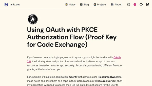 Using OAuth with PKCE Authorization Flow (Proof Key for Code Exchange)