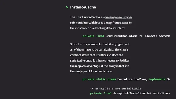 The Serialization Proxy Pattern