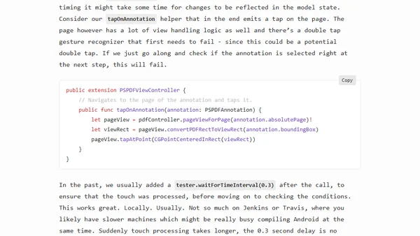 Running UI Tests on iOS With Ludicrous Speed
