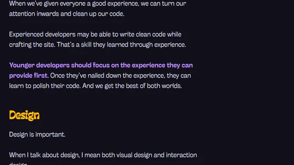 What makes a good frontend developer?
