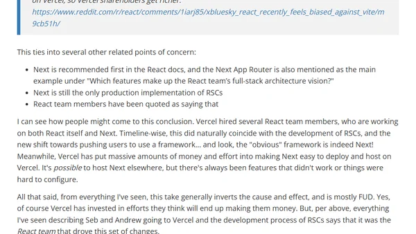 The State of React and the Community in 2025