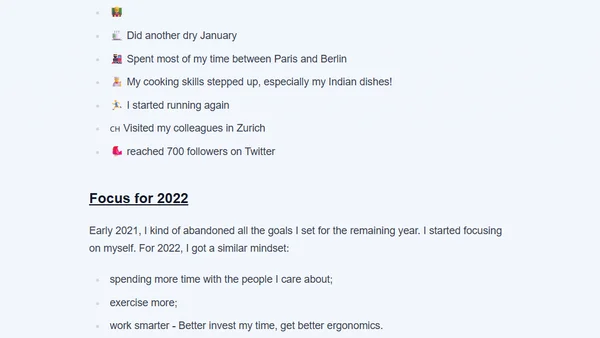 2021 - A Year In Review