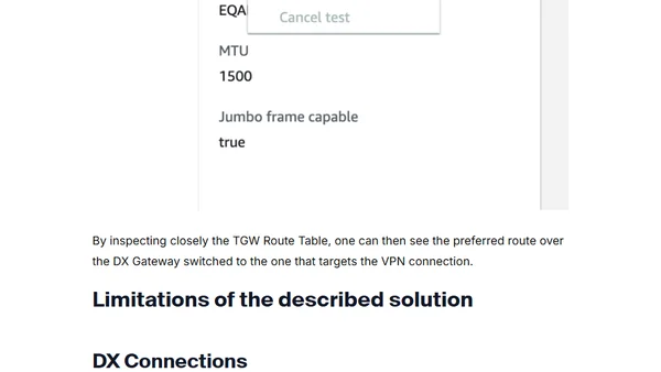 AWS Transit Gateway for connecting to on-premise: A thorough study