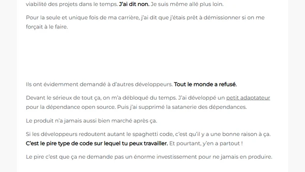 Les pires bouts de code que j’ai jamais vus
