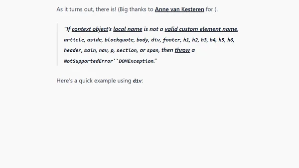 Which elements support shadow DOM?