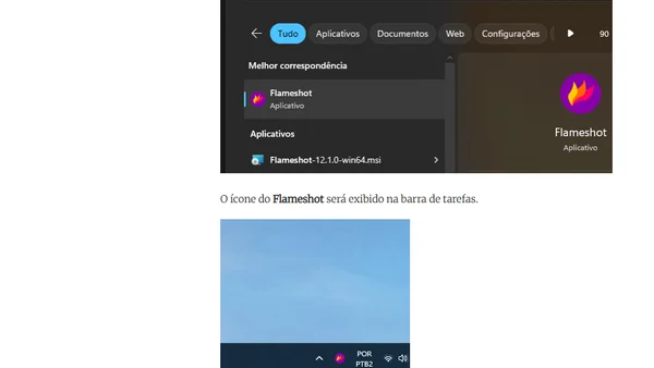 Instale o Flameshot no Windows 11