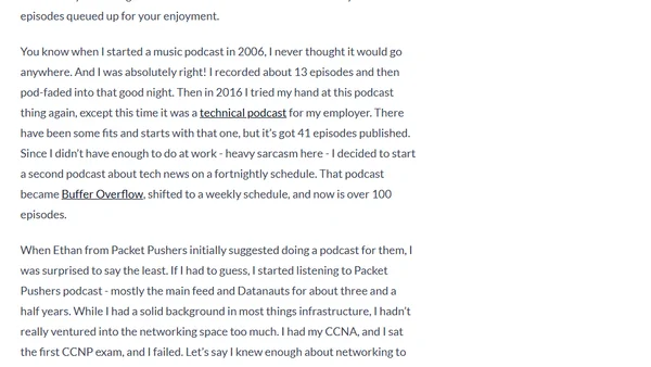 Day Two Cloud Podcast update