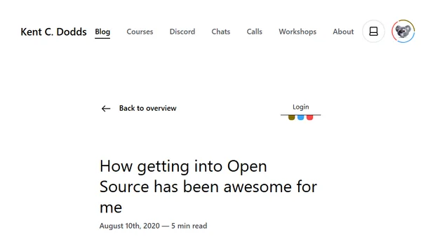 How getting into Open Source has been awesome for me
