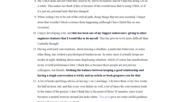 On Being an Engineer Manager (2017)