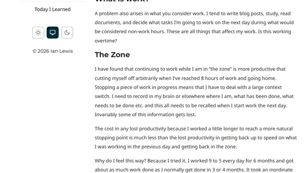 Working overtime makes you stupid?