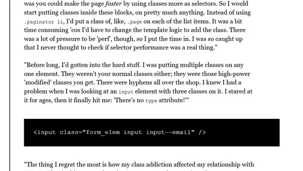 Confessions Of A CSS Expert