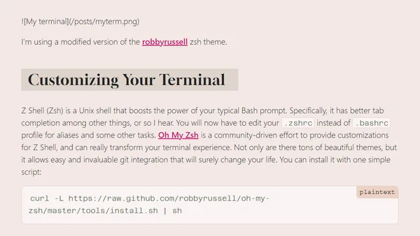 Embrace the Terminal