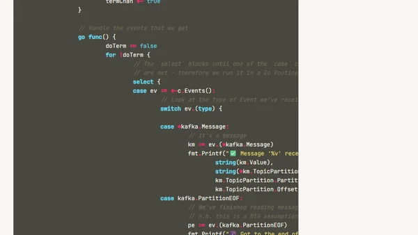 Learning Golang (some rough notes) - S02E03 - Kafka Go Consumer (Channel-based)