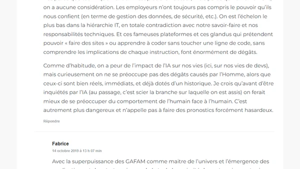 Quel avenir pour les développeurs informatiques ?