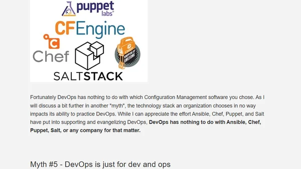 The 10 Myths of DevOps
