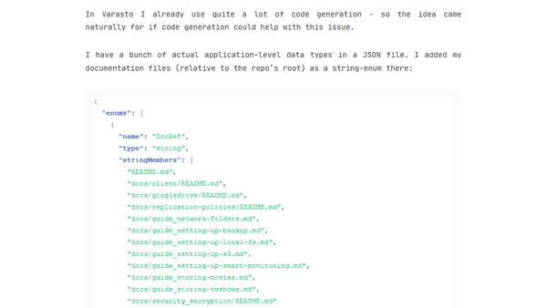 Preventing outdated docs links in software projects