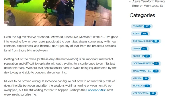 Virtual vs In-person Conferences