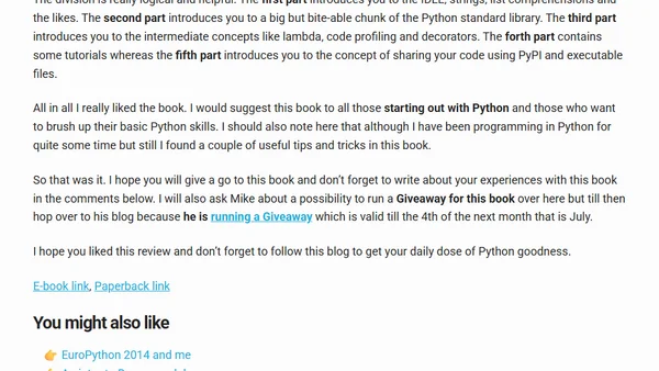 [Book review] Python 101