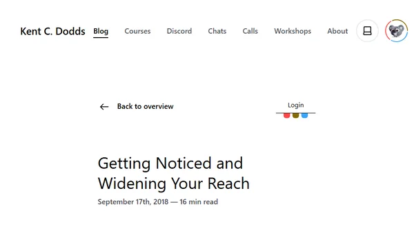 Getting Noticed and Widening Your Reach
