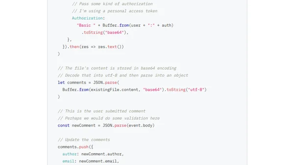 Adding Comments to Gatsby with Netlify Serverless Functions + GitHub