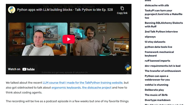 2nd Talk Python Interview