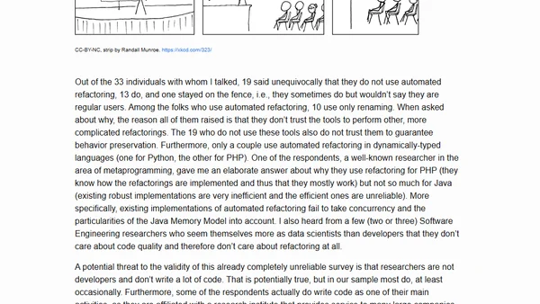 A Tipsy, Unscientific, and Biased Survey on the Adoption of Refactoring Tools Available in IDEs by Software Engineering Researchers