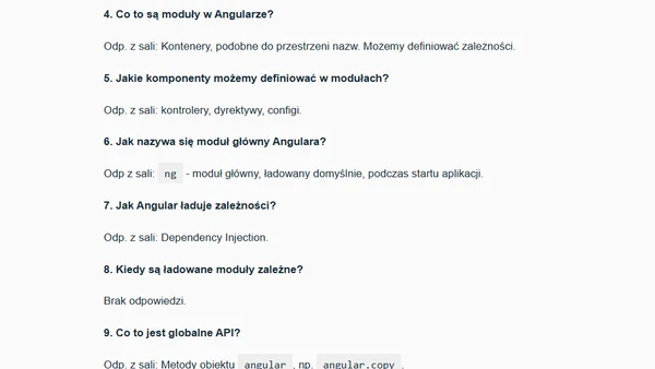 AngularJS Warsaw #8