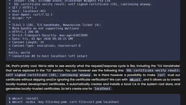 Securing Go HTTP webservers