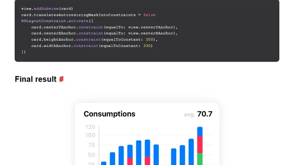 FLCharts: Create Bar Chart easily