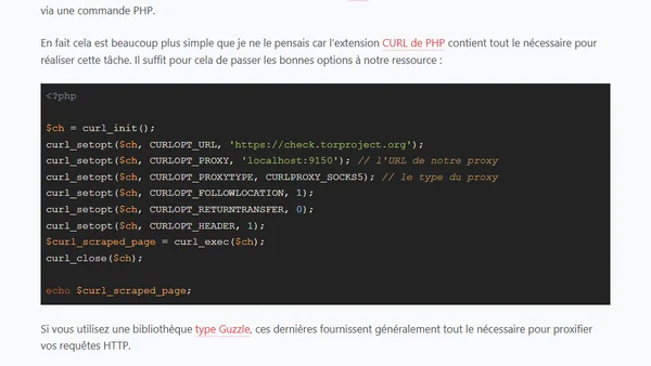 Proxifier des requêtes HTTP en PHP