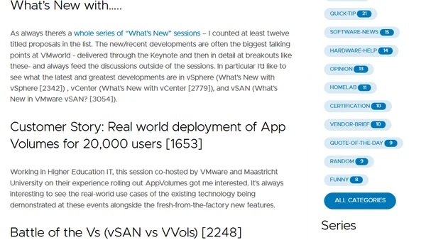 VMworld 2017 Session Voting