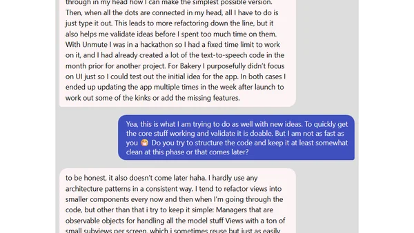 iOS Chat with Jordi Bruin