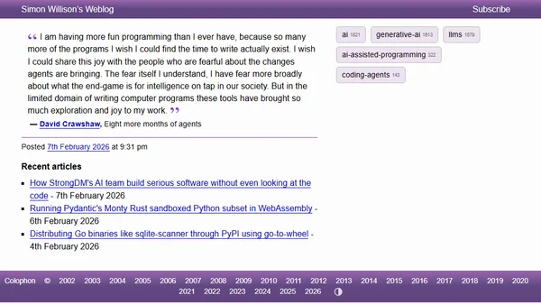 Quoting David Crawshaw