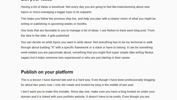 Blogging tips after 3 years and a 100+ posts