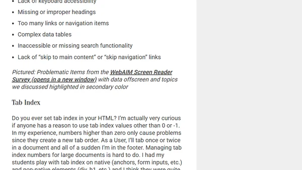 Girl Develop It Web Accessibility