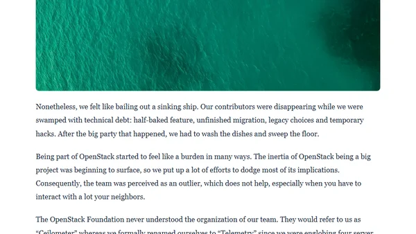 Lessons from OpenStack Telemetry: Deflation