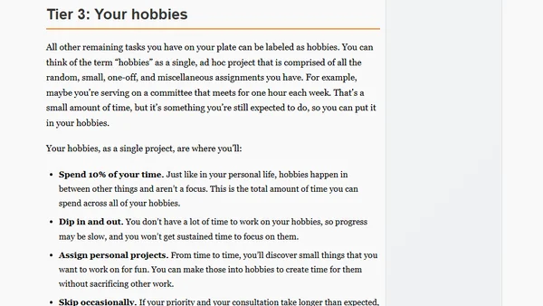 Managing your to-do-list as a staff+ engineer