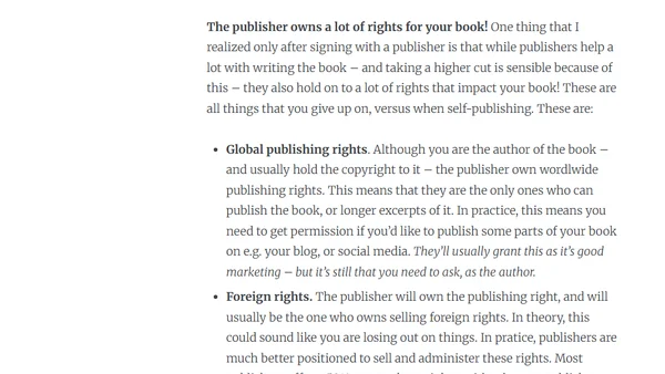 Four years on writing a tech book: pitching to a publisher