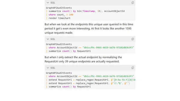 Detect threats using GraphAPIAuditEvents - Part 3