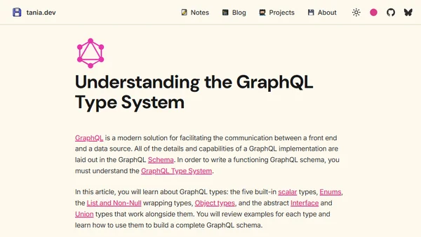 Understanding the GraphQL Type System