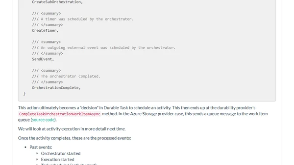 Durable Functions Deep Dive part 3: Running an activity