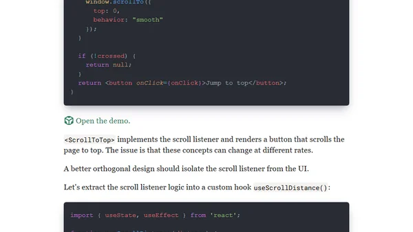 The Benefits of Orthogonal React Components