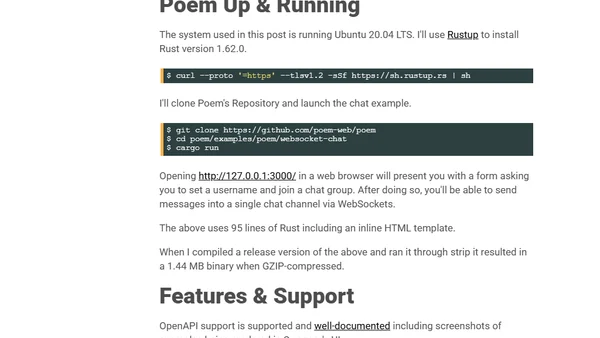 Minimalist Guide to Poem