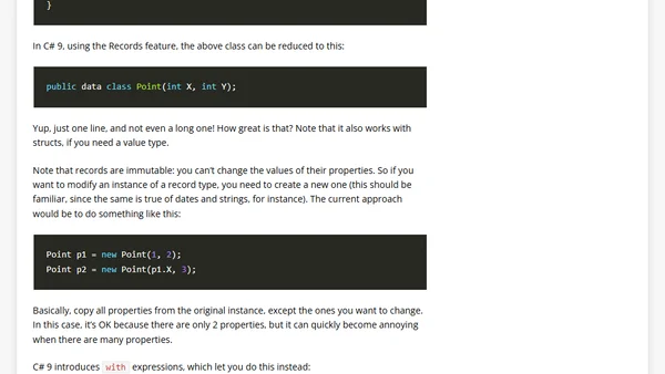 Exciting new features in C# 9