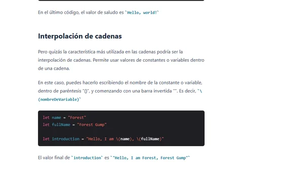 Cadenas en Swift