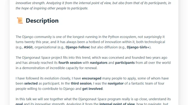 DjangoCon Europe 2025