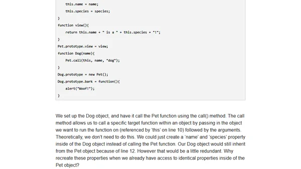 Using Prototypes in Javascript