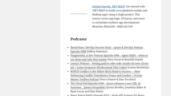 Dew Drop – February 9, 2026 (#4600)