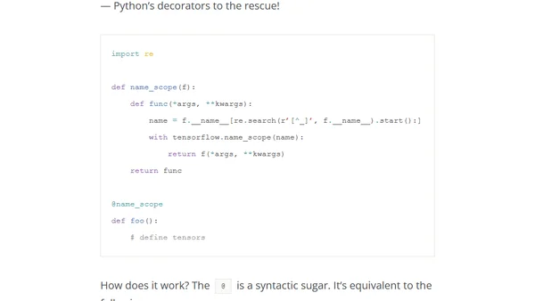 TensorFlow — The Scope of Software Engineering